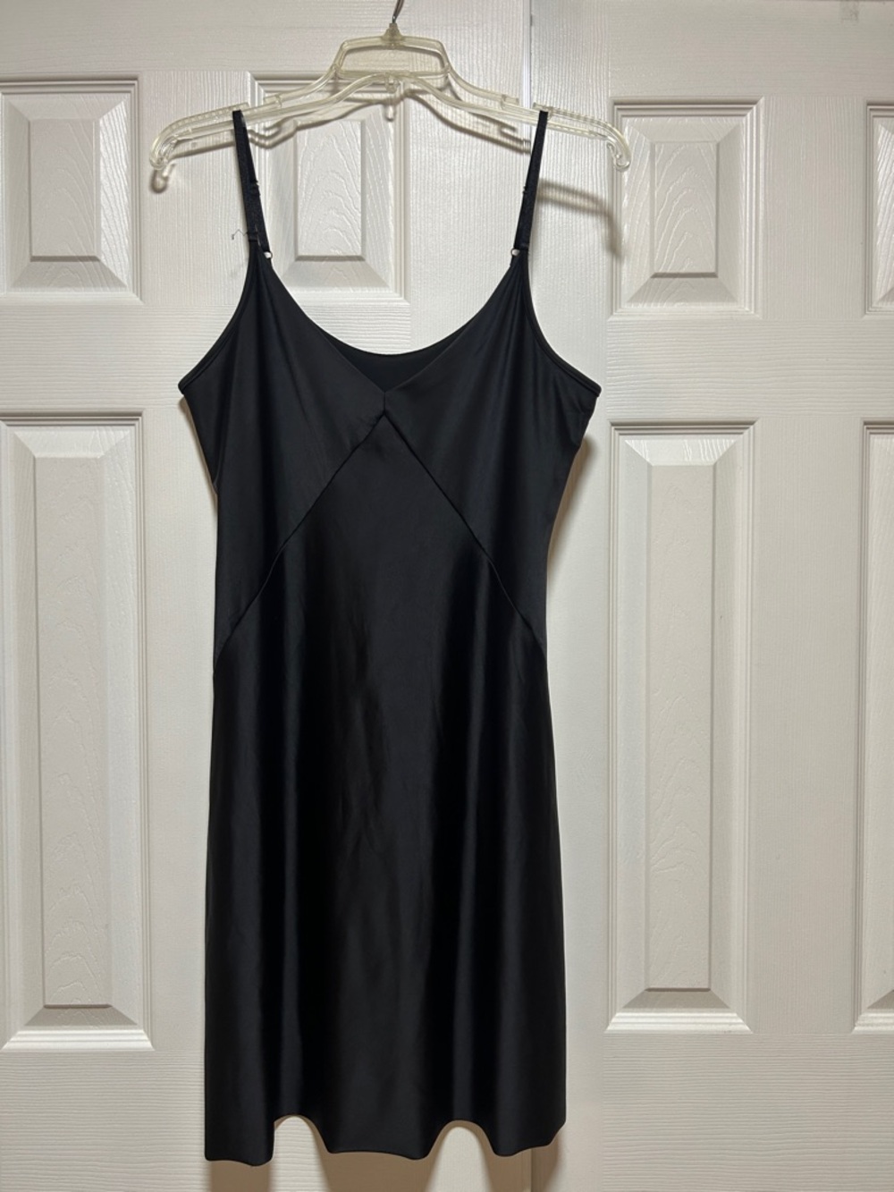 Commando Classic V-neck Fitted Bodice  Slip Dress - Size Medium
